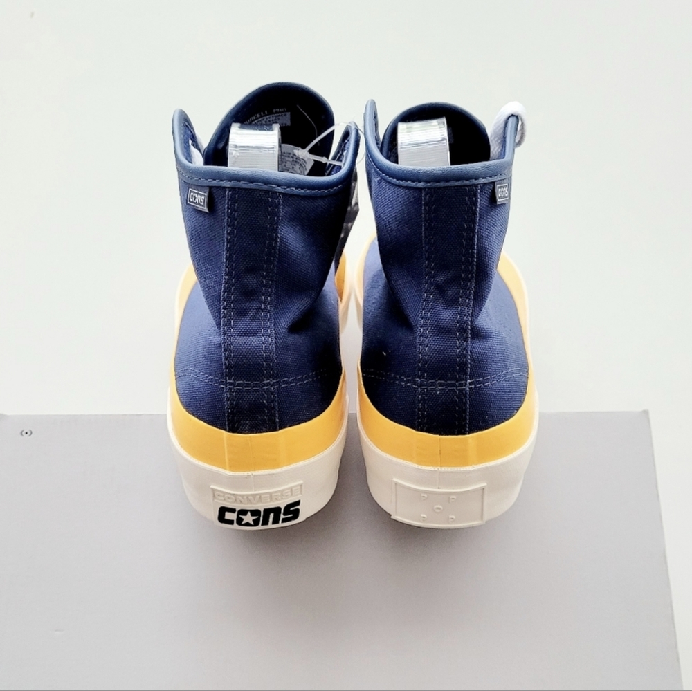 NWOT Men's Converse x Pop Trading Co. Jack Purcell Pro Navy(not in the orig box) - Picture 4 of 6